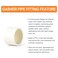 GASHER 8PCS PVC Pipe Fitting 2 PVC Pipe End Cap Plug Adapter Furniture Grade Pipe Plug Socket Fittings For Home or Industrial