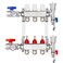 GCCSJ 3 Loops PEX Manifold Radiant Floor Heating Set Stainless Steel Heated Hydronic Heating