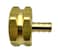 GRIDTECH Brass Garden Hose Adapter Swivel Fitting 38 PEX Barb and 34 GHT Female Connector HeavyDuty HighPressure Support Rust and Corrosion Resistant Patent Pending