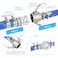 GUXGUY 12pcsCam and Groove Hose FittingType C Coupling x 1 Multiserrated Hose Shank With Camlock coupling Gasket Inside Couplings with Hose Clamp FemaleMale Camlock Hose Shank