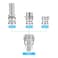 GUXGUY 12pcsCam and Groove Hose FittingType C Coupling x 1 Multiserrated Hose Shank With Camlock coupling Gasket Inside Couplings with Hose Clamp FemaleMale Camlock Hose Shank