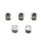 HAHIYO Hahiyo 116 Inches NPT Hex Socket Plug Smooth Threads Seal Tight Allen Head 304 Stainless Steel Pipe Fitting Bright Finish Multi Function 5 Pieces for Motor Drainage Hole Water Line Empty Ports