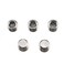 HAHIYO Hahiyo 116 Inches NPT Hex Socket Plug Smooth Threads Seal Tight Allen Head 304 Stainless Steel Pipe Fitting Bright Finish Multi Function 5 Pieces for Motor Drainage Hole Water Line Empty Ports