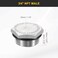 HARFINGTON 304 Stainless Steel Pipe Plug Fitting 34 NPT Male Thread Outer Hex Head Cap Hexagonal Head Bung Plugs Fittings with Sealing Rubber Ring for Air Water Oil Gas Tube