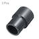 HARFINGTON 3pcs PVC Reducing Coupling 1 x 34 IncreaserReducer Coupling Pipe Fittings Adapter DWV Duct Reducer for Sewer Plumbing Drain Pipe Water Supplies Build Garden
