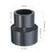 HARFINGTON PVC Reducing Coupling 2 x 114 IncreaserReducer Coupling Pipe Fittings Adapter DWV Duct Reducer for Sewer Plumbing Drain Pipe Water Supplies Build Garden