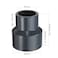 HARFINGTON PVC Reducing Coupling 2 x 114 IncreaserReducer Coupling Pipe Fittings Adapter DWV Duct Reducer for Sewer Plumbing Drain Pipe Water Supplies Build Garden