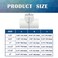 HayEastdor 4PCS 114 Inch 3 Way Tee PVC Pipe Adapter Pipe Fitting Connectors Socket x Socket for Sprinkler Drip Irrigation System Pipes Extension HE064114