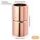HINZIC 10Pcs Straight Copper Coupling Fittings 14 ID Welding Joint for HVAC Air Conditioner Solder Connection Connector End Repair Coupler with Rolled Tube Stop Sweat Ends