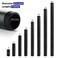 Home Expert 34x 4 Black Painted Industrial Pipe 10 Pack Malleable Cast Iron Heavy Duty Pre Cut Metal Threaded Gray Fitting for Vintage Style DIY Project