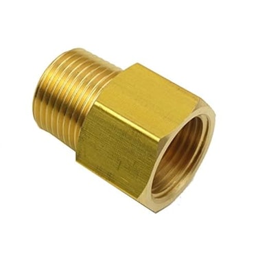 HongBoW Hardware NPT Male to G Female Adapter Pipe Fitting Adapter 38 NPT Male x G 38 BSPP Female