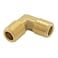 Hooshing 14 Inch NPT Elbow 90 Degree Street Elbow 14 NPT Male to 14 NPT Male Thread Brass Pipe Fitting 2 Pack