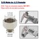 Hooshing 2PCS Faucet Hose Adapter 12 G Female to 38 Male Compression Brass Pipe Fitting Water Hose Adapter for RV Kitchen Bathroom Plumbing Pipe Connector with Washers