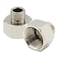 Hooshing 2PCS Faucet Hose Adapter 12 G Female to 38 Male Compression Brass Pipe Fitting Water Hose Adapter for RV Kitchen Bathroom Plumbing Pipe Connector with Washers