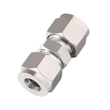Horiznext 12 inch Stainless Steel 304 Compression Fitting for tube connect air line brass pipe adapt copper brake hose water fuel system 2 pcs