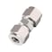 Horiznext 12 inch Stainless Steel 304 Compression Fitting for tube connect air line brass pipe adapt copper brake hose water fuel system 2 pcs