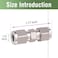 Horiznext 14 inch Stainless Steel 304 Compression Fitting for tube connect air line brass pipe adapt copper brake hose water fuel system 2 pcs
