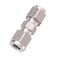 Horiznext 14 inch Stainless Steel 304 Compression Fitting for tube connect air line brass pipe adapt copper brake hose water fuel system 2 pcs