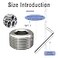 Horiznext horiznext npt1 stainless steel 304 male thread internal hex countersunk pipe plug fitting adapt tube socket connect water valve cap 2 pcs