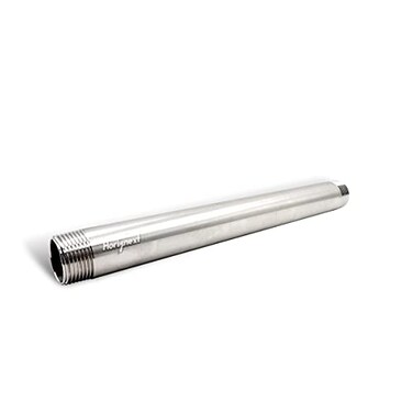Horiznext stainless steel 304 pipe nipple npt 1 male threaded cast fitting 12 inches length tube sleeve extension connector schedule 40 conduit hose adapter