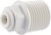 John Guest 14 Inch OD x 12 Inch NPT Male Connector Push to Connect Plastic Plumbing Fitting PP010824WP