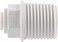 John Guest 14 Inch OD x 12 Inch NPT Male Connector Push to Connect Plastic Plumbing Fitting PP010824WP