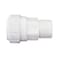 John Guest Speedfit 34 Inch CTS x 34 Inch NPT Pushfit Male Connector Push to Connect Plastic Plumbing Fitting White PSEI012826P