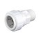 John Guest Speedfit 34 Inch CTS x 34 Inch NPT Pushfit Male Connector Push to Connect Plastic Plumbing Fitting White PSEI012826P