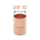 Joywayus 10PCS 38 ID Copper Coupling with Dimple Stop Straight Sweat Pipe Fitting Pressure Plumbing Solder Connection