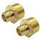 Joywayus 2PCS 34 NPT Male x 38 NPT Male Hexagon Brass Pipe Fitting Adapter