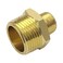 Joywayus 2PCS 34 NPT Male x 38 NPT Male Hexagon Brass Pipe Fitting Adapter