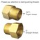 Joywayus 34 G Thread Female 34 NPT Thread Male Brass Pipe Fitting Adapter