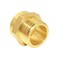 Joywayus Brass Fitting 1 G Thread Female1 NPT Thread Male Brass Pipe Fitting Adapter