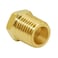 Joywayus Brass Reducing Hex Bushing 14 NPT Male to 18 NPT Female Pipe Fitting Reducer AdapterPack of 10