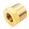 Joywayus Brass Reducing Hex Bushing 38 NPT Male to 18 NPT Female Pipe Fitting Reducer AdapterPack of 10