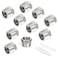 Kodilin 10PCS 304 Stainless Steel Reducer Hex Bushing 34 NPT Male x 12 NPT Female Reducing Pipe Fitting Adapter