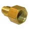 LASCO 174611 14Inch Flare by 14Inch Female Pipe Thread Brass Adapter