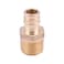 LD ValvePex A Fitting 12in Propex X 12 MPT Brass Adapter for A Pipe System F1960 Brass Expansion Transition Fittings PPEX to MPT Adapter 8Pack