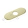 Lefton 6 Sink Cover Plate for 1 or 3 Hole Bathroom or Kitchen Faucet Brushed Gold FCP22026
