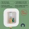 Lingmfg Ice Maker Outlet Box Push To Connect with Hammer Arrestor 12 inch Push to Connect PEX Pipe Copper CPVC Connection 14 Inch Ice Maker Hose Water Valve Box Inlet Compression Cover Old Work