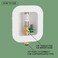 Lingmfg Ice Maker Outlet Box Push To Connect with Hammer Arrestor 12 inch Push to Connect PEX Pipe Copper CPVC Connection 14 Inch Ice Maker Hose Water Valve Box Inlet Compression Cover Old Work