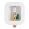 Lingmfg Ice Maker Outlet Box Push To Connect with Hammer Arrestor 12 inch Push to Connect PEX Pipe Copper CPVC Connection 14 Inch Ice Maker Hose Water Valve Box Inlet Compression Cover Old Work