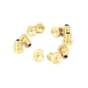 ACGarden LOT 20 M6x1mm Metric Male Thread Flush Straight Grease Zerk Nipple Fitting for Machine Tool Accessory greaseing Fittings