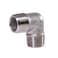 LOZOME 90 Degree 1 Male to Male Thread Elbow NPT Stainless Steel 304 Threaded Cast Pipe Fitting