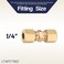 LTWFITTING 14Inch OD Compression UnionBrass Compression FittingPack of 10