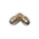 LTWFITTING Brass 38 OD 90 Degree Flare Union ElbowBrass Flare Tube FittingPack of 5