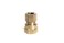 LTWFITTING Brass 38Inch OD x 38Inch Female NPT Compression Connector FittingPack of 5