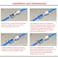Malida 12 to 38 to 12 OD Tube Reducing Tee Union Quick Connector Push in to Connect RO Water Filter Tube Fitting5pcs