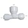 Malida MALIDA ST003D Union Tee Connector 14 to 38 to 14 TubingHosePipe Use Quick Connect Plastic Fitting for Reverse Osmosis SystemPack of 10