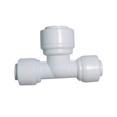 Malida MALIDA ST003D Union Tee Connector 14 to 38 to 14 TubingHosePipe Use Quick Connect Plastic Fitting for Reverse Osmosis SystemPack of 10